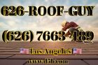 626 Los Angeles BEST Roofing Company vanity number (626) ROOF-GUY professional 