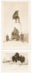 Salvation Army at Champlain Monument Couchiching Park Orillia Ontario Photo 1925 - Picture 1 of 4