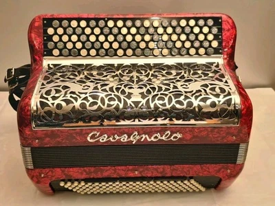 CAVAGNOLO   AKKORDEON   VEDETTE     C-GRIFF   120 Bässe   4-chörig  CASSOTTO  ! - Bild 1 von 4