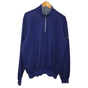 Fairway & Greene Tech Herren adretter Viertelreißverschluss Golf Pullover Jacke Größe Large - Bild 1 von 8