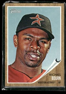 Topps Heritage #432 Michael Bourn 2011 impresión corta - Imagen 1 de 2