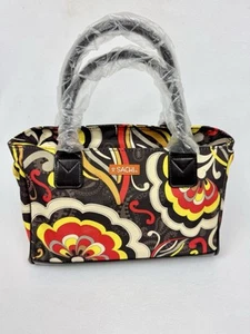 Sachi Insulated Cooler Tote Lunch Wine Food Purse Bag Clutch Zipper NEW - Picture 1 of 8