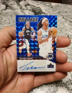 Terance Mann 2023-24 Panini Mosaic Collage Auto #CM-MAN Clippers /49 SICK CARD - Bild 1 von 4