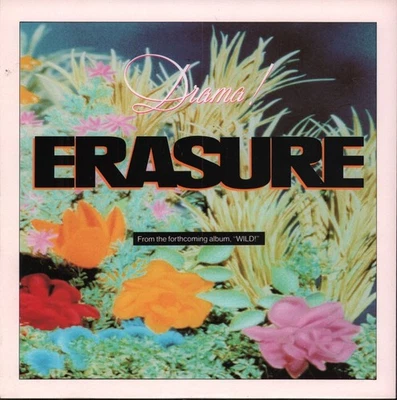 Erasure Drama 7" vinyl UK Mute 1989 - pic sleeve MUTE89 - Image 1 of 3
