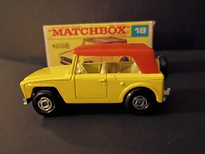 Matchbox #18 Superfast Field Car 1969 "MINT" W/Original F2 Reg Wheel Script Box - Image 1 of 4