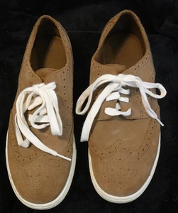 Rockport Men's 8 Adidas colab Brown V73230 Wingtip Brogue Suede Leather Sneaker - Picture 1 of 8