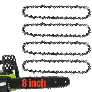 4Pcs 8 inch Chainsaw Chain 3/8" LP Pitch .050" Gauge 33 Drive Links Chain Saw... - Picture 1 of 7