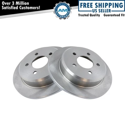 Rear Brake Rotor Pair for 96-02 Crown Victoria Town Car Grand Marquis - Image 1 of 4