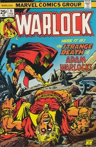 Warlock #11 Marvel Comics 1975 Jim Starlin & Mike Lieto Strange Death Adam - Picture 1 of 2