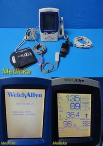 Welch Allyn 45NT0 Spot Vital Signs LXi Monitor W/ Battery & Leads ~ 37854 - Picture 1 of 17