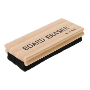 Tafelradierer Aus Holz Trockener Tafelwischer Radiergummi Für Trockenlöschtafel - Bild 1 von 12