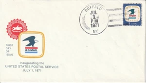 1396 July 1 1971 Postal Service FDC First Day Buffalo New York - Picture 1 of 1