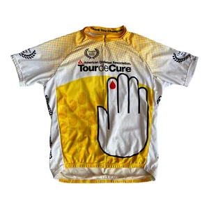 Cycling Shirt S/S Primal Men's XL Sports 3/4 Zip American Tour De Cure America.. - Picture 1 of 20