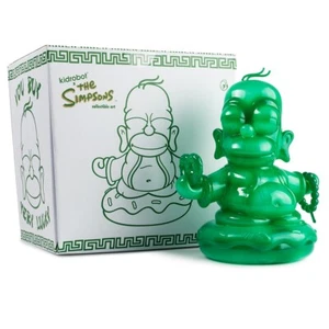 Jade Homer Buddha 7" Vinyl Figure by Kidrobot x The Simpsons IamRetro Exclusive - Picture 1 of 8