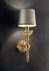 Applique da parete design classico oro in cristallo 1 luce MS-195 - Picture 1 of 1