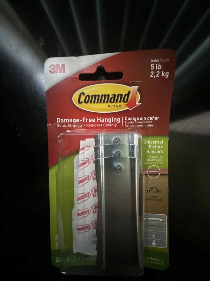 Colgador universal 3M Command para fotos 5 lb paquete de 3 Foto 1 de 1