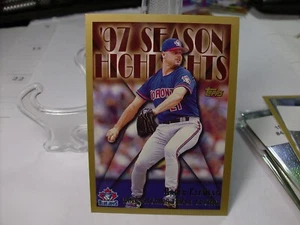 1998 Topps Baseball #475 - Roger Clemens SH - Toronto Blue Jays 98-080 - Bild 1 von 2