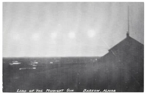 Land der Mitternachtssonne Barrow Alaska - Point Barrow AK - Postkarte 4903 - Bild 1 von 2