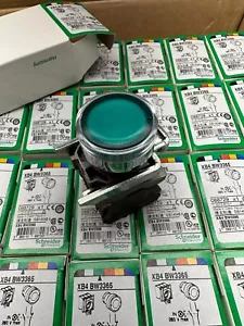 XB4BW3365 PUSHBUTTON INCANDESCENT GREEN 24-250V 22mm NEW IN BOX! Original - Picture 1 of 7