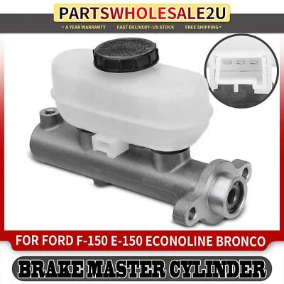 Cilindro maestro de freno con depósito y sensor para Ford E-150 Econoline Club Wagon Foto 1 de 4