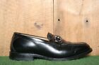 Rare! Vintage ALLEN EDMONDS 'Harwood' Black Leather Horsebit Loafers Sz. 7.5 D