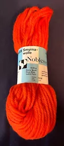 VINTAGE SPRINGER SMYRNA-WOLLE ""NOBLESSE"" WOLLGARN 3,53 OZ KNEIN - ORANGE - NEU! - Bild 1 von 7