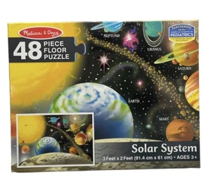 Melissa & Doug Solar System Floor Puzzle 48 Piece 3’x2’ New And Sealed - Picture 1 of 4