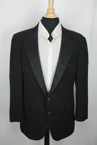 Polo Ralph Lauren Vintage 2 PC Chaqueta Esmoquin Pantalón Franela Pesado Tela Sz - Imagen 1 de 10
