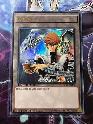Yu-Gi-Oh! Kaiba Token LDK2-EN102 Limited Edition Ultra Rare NM Miscut Error - Image 1 of 2