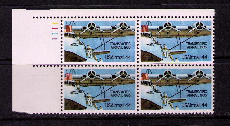 Stati Uniti USA Sc# C115 Nuovo senza Linguella FVF Pl # Blocco Martin M-130 Cina - Immagine 1 di 1