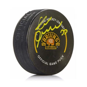 Zdeno Chara Boston Bruins Autographed 100th Anniversary Hockey Game Puck JSA PSA - Picture 1 of 1