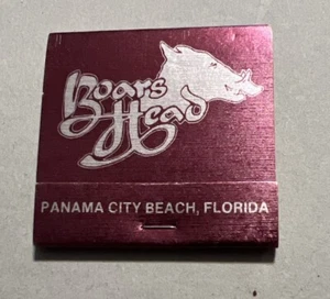 Boar’s Head Restaurant, Panama City Beach, Florida, Full Unstruck Matchbook - Picture 1 of 5