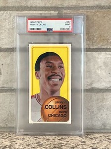 1970 TOPPS #157 JIMMY COLLINS RC BULLS PSA 9