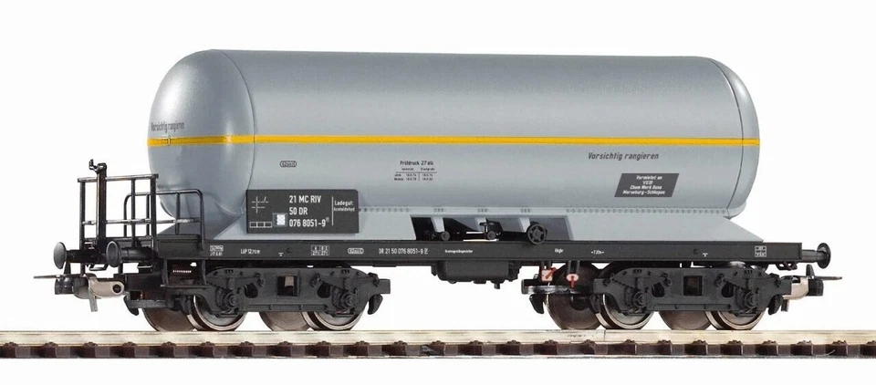 PIKO 58986 Gas Tank Car DR Ep IV Free Märklin Axles 1:87 - Image 1 of 1