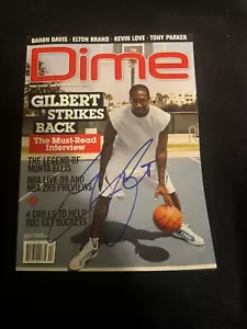Gilbert Arenas SIGNED AUTOGRAPHED October 2008 Dime Magazine Washington Wizards - Picture 1 of 1