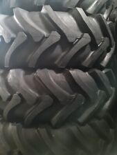 (2-tires) 16.9-24 12pr R1 Roadguider Rear Backhoe Tractor Tires 16.9x24 16924