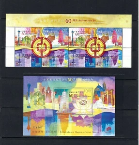 China Macau 2010 China Bank stamps set x 2 TOP - Picture 1 of 1