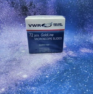 VWR VISTAVISION 48323-185 MICROSCOPE SLIDES 3" X 1" -72pc Bevelled Frosted NEW - Bild 1 von 6