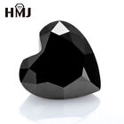 0.3~32Ct Black Heart Cut Moissanite Stone Gemstone 3Ex Vvs1 With Gra Certificate