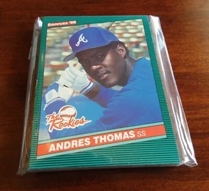 1986 Donruss "The Rookies" #10 ANDRES THOMAS Lot of (10) - Picture 1 of 2