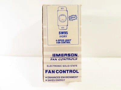 Emerson SW95 IVORY FOUR-SPEED QUIT FAN CONTROL, FREE 2-3 Day Ship!!! - Image 1 of 4