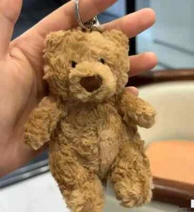 Jellycat with TAG Barcelona Bear Bag Charm Key Chain Jelly Cat Keychain Keyring - Picture 1 of 4