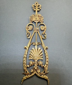 PE Guerin Empire Metal Appliqué No 71060 TRIM FURNITURE  Brass, Gold 6” - Picture 1 of 11