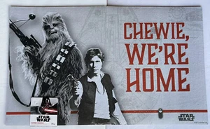 Disney Star Wars Chewbacca Chewie We're Home 18”x30” Gummi Fußmatte Millennium - Bild 1 von 9
