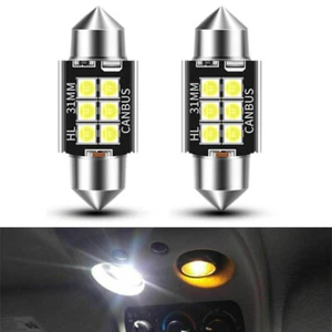 31MM LED Interior Dome Reading Light Bulbs Fit Toyota Camry Collora Tacoma White - Picture 1 of 10