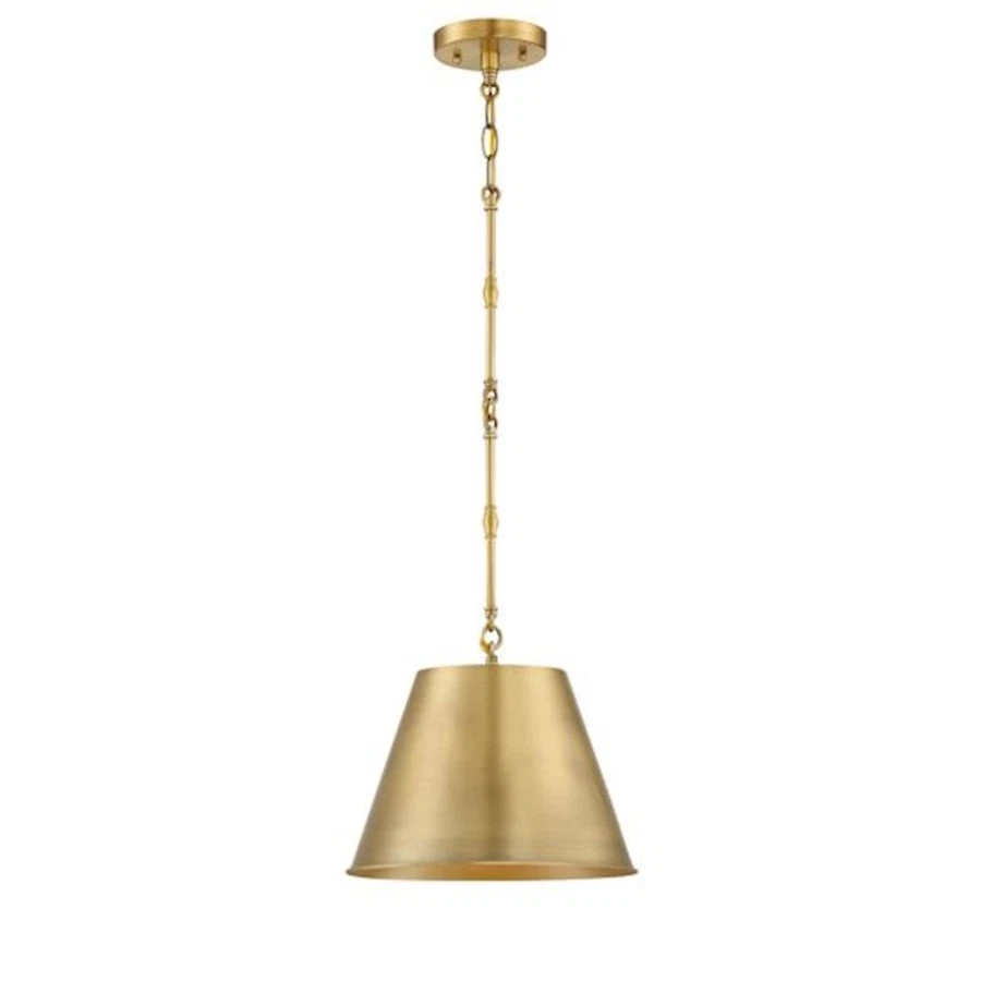 Savoy House Alden 1-Light 8.5" Pendant, Warm Brass - 7-232-1-322 - Image 1 of 1