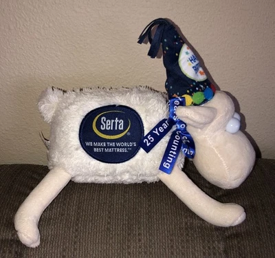 Serta Peluche Oveja En Sombrero De Cumpleaños 25 Aniversario Coleccionable 9” Número 25 Foto 1 de 4