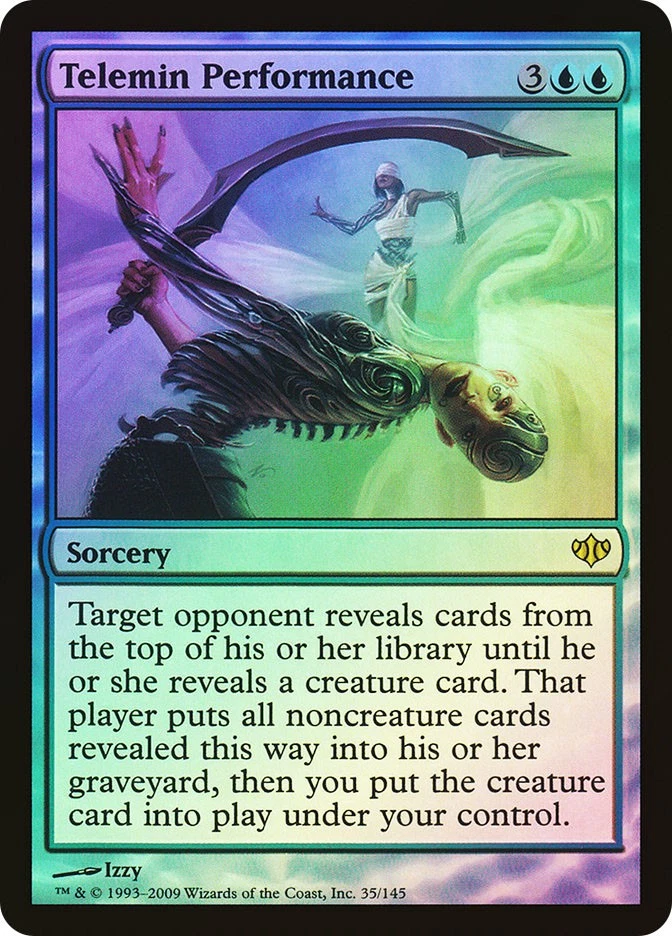 MTG FOIL Telemin Performance  - Conflux #035 - Image 1 of 1