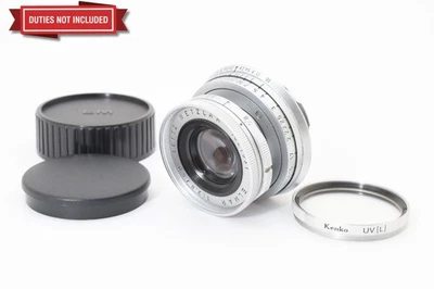 [Exc+4] Leica Elmar M 50mm 5cm f/2.8 Collapsible Lens Chrome Silver From JAPAN - Image 1 of 4