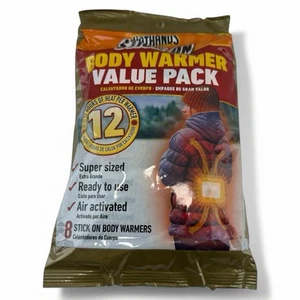 8 HotHands Stick - On Body Warmer 12 Hours Heat Per Warmer!!! - Picture 1 of 3